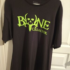 Bone Collector Black T-Shirt - Short Sleeve